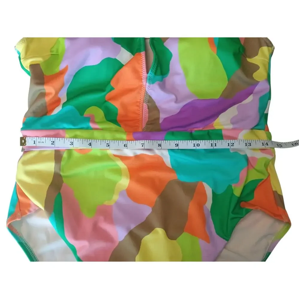 Sanctuary Multicolor Abstract Print One-Piece Swimsuit - Picture 5 of 6